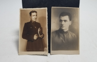 2 ADET ANTİKA SUBAY FOTOĞRAFI