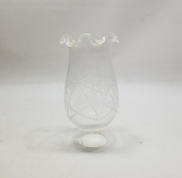 KRİSTAL KESME İŞÇİLİKLİ OSMANLI DÖNEMİ GAZ LAMBASI BACASI