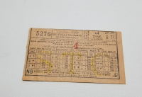 ÇOK NADİR OSMANLI DÖNEMİ TRAMVAY BİLETİ