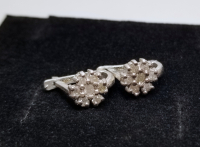 ÖZEL YAPIM PIRLANTA TAŞLI KÜPE