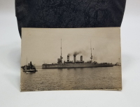 ARKASI OSMANLICA YAZILI OSMANLI DÖNEMİ HAMİDİYE KRUVAZÖRÜ GÖRSELLİ NADİR KARTPOSTAL