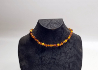 DAMLA KEHRİBARIN HER RENGİNİ BARINDIRAN ÖZEL YAPIM DAMLA KEHRİBAR GERDANLIK