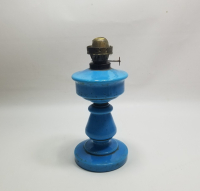 OSMANLI DÖNEMİ NADİR RENKTE TAŞ OPALİN GAZ LAMBASI
