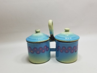 OSMANLI DÖNEMİ NADİR TİPTE KAPAKLI EMAYE KAHVE KUTUSU