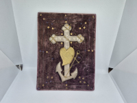 GÜMÜŞ SIRMA İŞÇİLİKLİ VE KADİFE OSMANLI DÖNEMİ NADİR İNCİL KABI