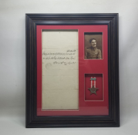 HARP MADALYASI VE TERFİ BERATI İLE 1. DÜNYA SAVAŞI DÖNEMİ SUBAY LOT