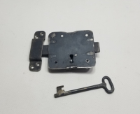 ORİJİNAL ANAHTARIYLA OSMANLI DÖNEMİ EL YAPIMI KAPI KİLİDİ