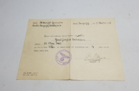 ÜZERİ NAZİ DAMGALI ALMAN EVRAK