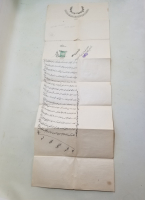 BOL PULLU OSMANLI DÖNEMİ BÜYÜK BOY HÜCCET - MAHKEME KARARI