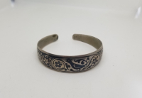 OSMANLI DÖNEMİ NADİR TİPTE SAVATLI GÜMÜŞ KULA BİLEZİK