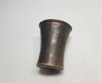 ÜZERİ USTA DAMGALI OSMANLI DÖNEMİ BAKIR ŞERBET BARDAĞI