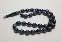 GÜMÜŞ ÇAKMA İŞÇİLİKLİ ÖZEL YAPIM ANTİKA TESPİH