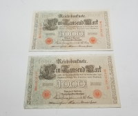 1910 YILI İKİ ADET 1000 MARK