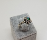 ZÜMRÜT VE PIRLANTA TAŞLI ÖZEL YAPIM YÜZÜK