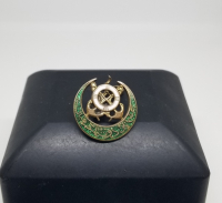 1. DÜNYA SAVAŞI DÖNEMİ OSMANLI DONANMA CEMİYETİ YAZILI MİNELİ İTTİFAK ROZET