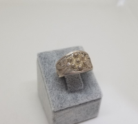 TELKARİ VE GÜHERZE İŞÇİLİKLİ OSMANLI DÖNEMİ GÜMÜŞ YÜZÜK