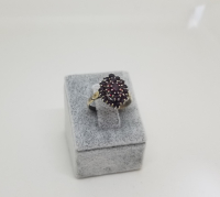 YAKUT TAŞLI ÖZEL YAPIM GÜMÜŞ YÜZÜK