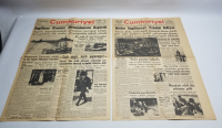 1940 TARİHLİ İKİ ADET CUMHURİYET GAZETESİ