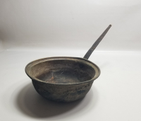 EL YAPIMI OSMANLI DÖNEMİ BAKIR TAVA