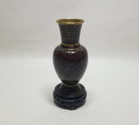 ORİJİNAL ALTLIĞIYLA ANTİKA MİNELİ VAZO