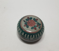 ALTI YAZILI UZAKDOĞU YAPIMI ANTİKA MÜREKKEP KASESİ