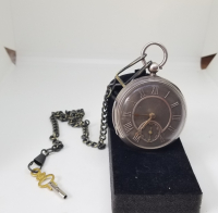 NADİR TİPTE GÜMÜŞ KASA YARIM PRİOR CEP SAATİ