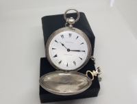 OSMANLI DÖNEMİ NADİR TİPTE GÜMÜŞ KASA KURMALI CEP SAATİ