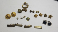 ANTİKA ASKER DÜĞME VE APOLET PARÇALARI LOTU