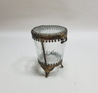 KRİSTAL CAMLI OSMANLI DÖNEMİ NADİR TİPTE SAKAL-I ŞERİF KUTUSU