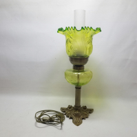 ANTİKA FRANSIZ GAZ LAMBASI FORMUNDA GECE LAMBASI