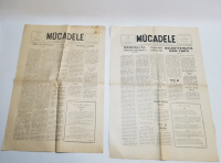 MÜCADELE İSİMLİ 2 ADET ANTİKA GAZETE