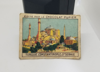 AYASOFYA CAMİ GÖRSELLİ OSMANLI DÖNEMİ NADİR ÇİKOLATA KARTI