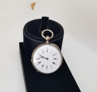 ARKADAN KURMALI GÜMÜŞ KASA OSMANLI DÖNEMİ CEP SAATİ