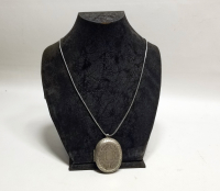 GÜMÜŞ KAPLAMA ANTİKA KOLYE FOTOĞRAFLIK