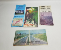 4 ADET ANTİKA TÜRKİYE KARAYOLLARI HARİTASI