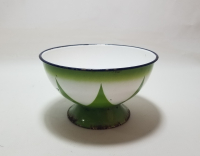 OSMANLI DÖNEMİ EMAYE BÜYÜK BOY OSMANLI YILDIZLI KASE