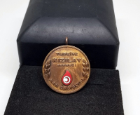 ÜZERİ MİNELİ KIZILAY KAN BAĞIŞÇISI MADALYASI