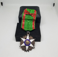 GÜMÜŞ ÜZERİ MİNE İŞÇİLİKLİ NADİR FRANSIZ TARIM LİYAKAT NİŞANI