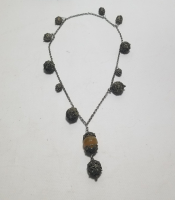 OSMANLI DÖNEMİ ÖZEL DİZAYN BÜYÜK TELKARİ İŞÇİLİKLİ GERDANLIK