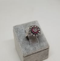 ELMAS VE YAKUT TAŞLI ÖZEL YAPIM OSMANLI DÖNEMİ YÜZÜK