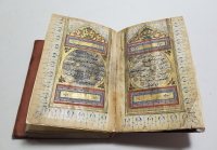 OSMANLI DÖNEMİ NADİR TİPTE TEZHİPLİ EL YAZMA KUR'AN-I KERİM