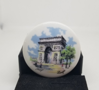 İSTANBUL ÜNİVERSİTESİ GİRİŞİ GÖRSELLİ SANATÇI İMZALI ÖZEL YAPIM LİMOGES DUVAR TABAĞI