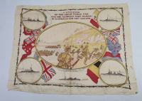 1. DÜNYA SAVAŞI DÖNEMİ ÇOK NADİR AVUSTRALYA VE YENİ ZELANDA HATIRA İPEK MENDİL