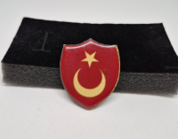 CUMHURİYET BAŞLARI AY YILDIZ FORMLU NADİR ASKERİ KOKART