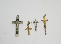 HAÇ FORMLU 4 ADET ANTİKA VAFTİZ KOLYESİ