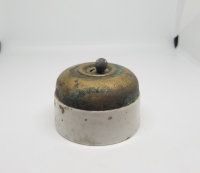 OSMANLI DÖNEMİ PORSELEN VE PİRİNÇ LAMBA ANAHTARI