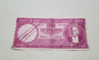 1950-1960LARDAN MOR BİNLİK GÖRSELLİ NADİR İKRAMİYE KUPONU