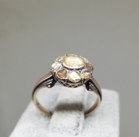 OSMANLI DÖNEMİ ELMAS TAŞLI ALTIN YÜZÜK