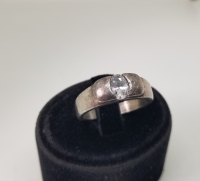 ELMAS KESİM MARGAZİT TAŞLI GÜMÜŞ YÜZÜK