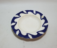 ARKASI OSMANLICA DAMGALI OSMANLI DÖNEMİ NADİR PORSELEN TABAK